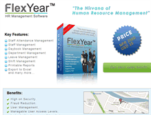 Tablet Screenshot of flexyear.com